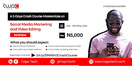 2 days Crash course on social media marketing and video editing