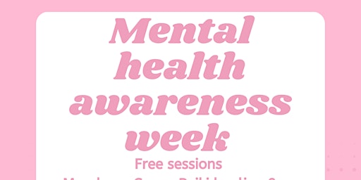 Mental Health Awareness Week Group Reiki primary image