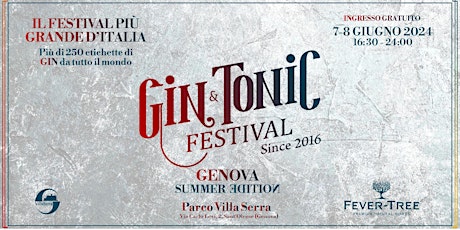 Gin & Tonic Festival 2024 | Genova Summer Edition