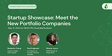Startup Showcase: Meet the New Portfolio Companies