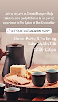 Tea and Cheese Pairing Experience primary image