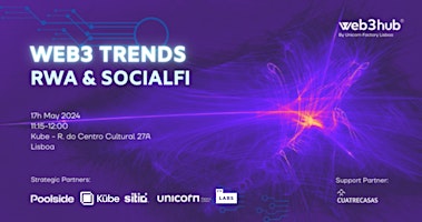 Imagem principal do evento Web3 Trends RWA & SocialFi | Web3 Hub Launch