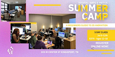 Digital Arts & Media Summer Camp: A Beginner's Guide to 2D Animation primary image
