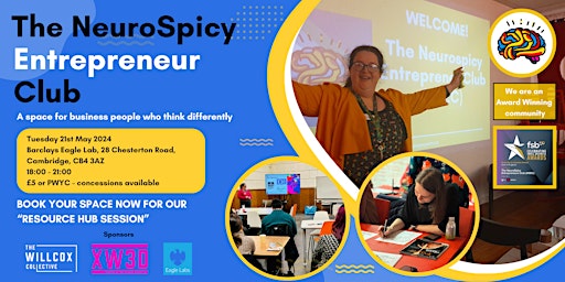 The NeuroSpicy Entrepreneur Club | Networking & Knowledge Exchange primary image