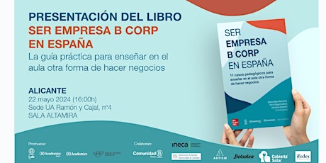 Presentación del libro "Ser Empresa B Corp en España" - Alicante