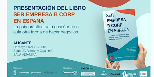 Imagen principal de Presentación del libro "Ser Empresa B Corp en España" - Alicante