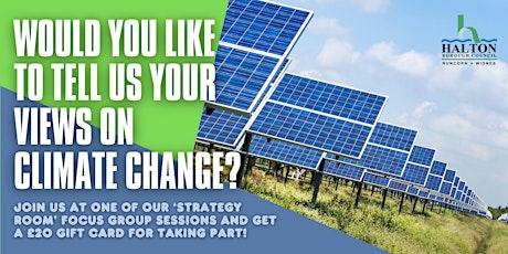 Strategy Room: Climate Change Focus Groups