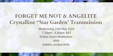Forget-Me-Not & Angelite Crystalline Transmission Meditation