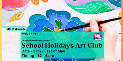 Imagen principal de School Holidays - May Half Term - Painting and Drawings  in ACG studio
