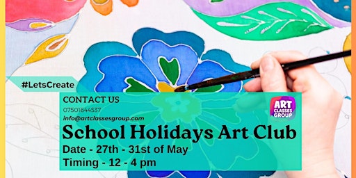 School Holidays - May Half Term - Painting and Drawings  in ACG studio