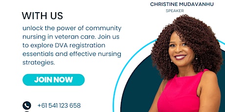 Community Nursing & DVA Registration Webinar