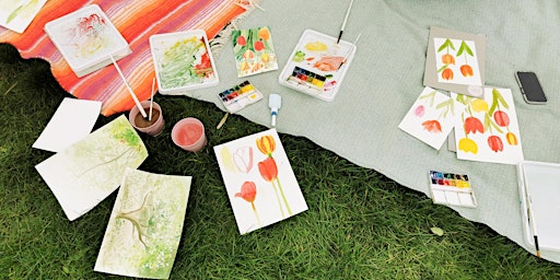 Immagine principale di Outdoor Art Class - Painting Nature in Watercolour 