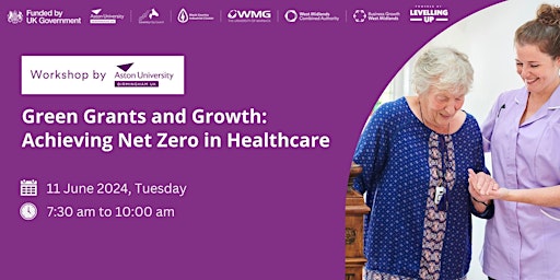 Imagem principal do evento Green Grants and Growth: Achieving Net Zero in Healthcare