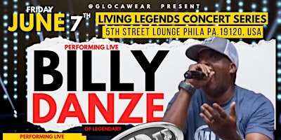 BILLY DANZE FROM MOP AT LIVING LEGENDS CONCERT SERIES primary image