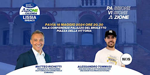 Pavia ed Europee: dialogo con Matteo Richetti e Alessandro Tommasi  primärbild