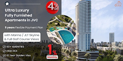 Imagen principal de New Launch in JVC Dubai | 4% Discount at Event | Mock-up apartment to view