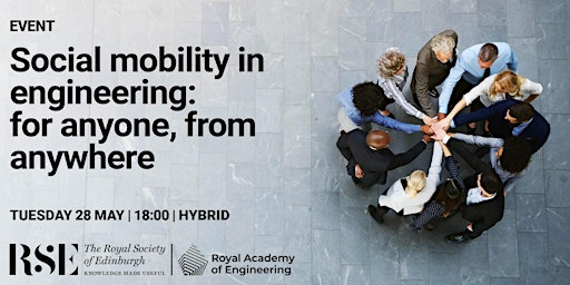 Hauptbild für Social mobility in engineering: for anyone, from anywhere  | In-person