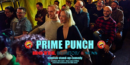Prime Punch - English Stand-Up Comedy at the Prime Tower primary image