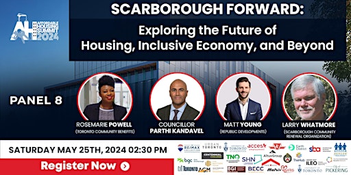 Imagem principal do evento Scarborough Forward: Exploring the future of Housing, Economy And Beyond