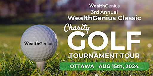 Imagem principal do evento WealthGenius Classic Charity - Golf Tournament - Ottawa [Aug 15 2024]