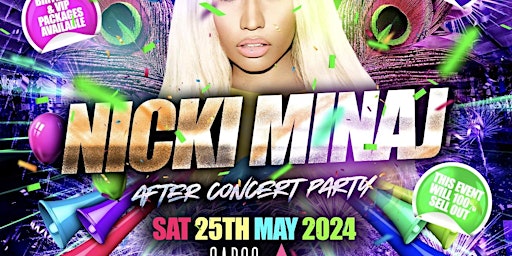 Imagem principal do evento Nicki Minaj - After Concert Party