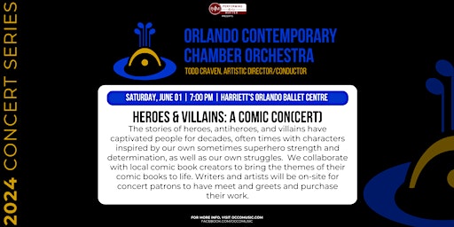 Imagem principal do evento Orlando Contemporary Chamber Orchestra begins with A Comic Con{cert}