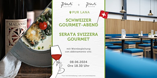 Imagem principal do evento Schweizer Gourmet-Abend | Serata Svizzera Gourmet
