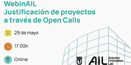 WebinAIL - Justificación de proyectos a través de Open Calls