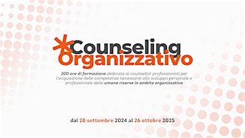 Primaire afbeelding van Specializzazione in Counseling Organizzativo: A favore di Umane Risorse