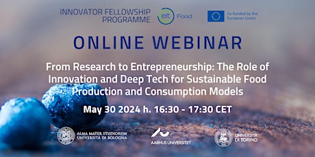 Role of Innovation and Deep Tech for Sustainable Food Production