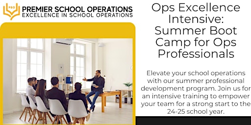 Immagine principale di ATL Ops Excellence Intensive: Summer Boot Camp for Ops Professionals 