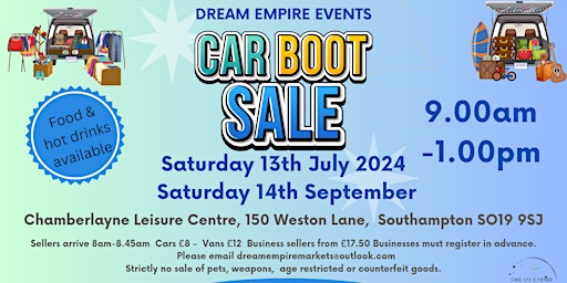 Imagem principal do evento SO19 Southampton Car Boot Sale