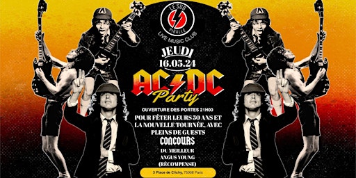 Image principale de AC/DC Party au Sub Pigalle !!