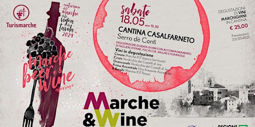 Immagine principale di Cantina CasalFarneto - Marche Wine & Beer Experience 