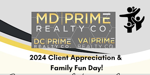 Imagem principal do evento MD Prime Realty Co. 2024 Client Appreciation Event !