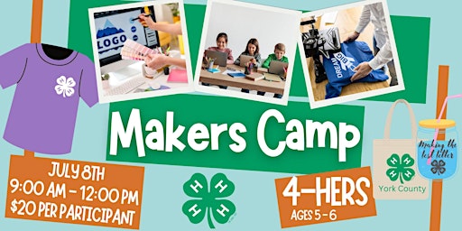 Cloverbud Makers Camp (Ages 5 - 6)  primärbild