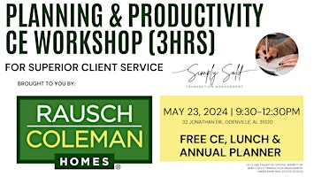 Hauptbild für Planning & Productivity Workshop for Superior Client Service