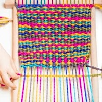 Weaving and Fiber Arts Weeklong Art Summer Camp for 8-12 years old