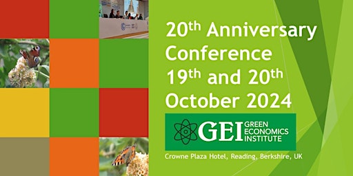 20th Anniversary Conference -The Green Economics Institute- October 2024 primary image