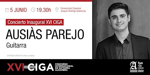 Imagem principal do evento Concierto inaugural XVI CIGA Ausiàs Parejo