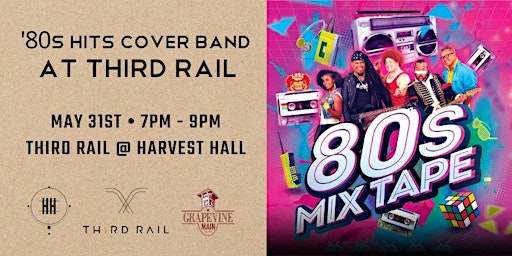 Imagem principal do evento 80s Mix Tape | An '80s Hits Cover Band LIVE in Third Rail