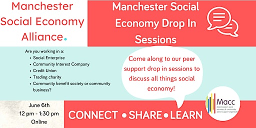 Manchester Social Economy Drop In Session - June 2024 primary image