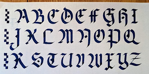 Imagen principal de Modified Old English Calligraphy
