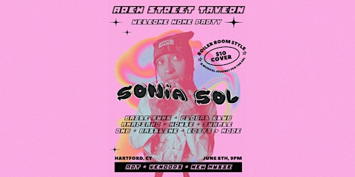 DJ Sonia Sol - Welcome Home Party  primärbild