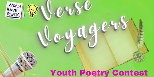 Imagem principal do evento "Verse Voyagers" Youth Poetry Contest