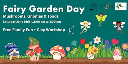 Primaire afbeelding van Fairy Garden Day: Mushrooms, Gnomes & Toads!