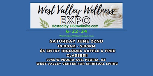 Primaire afbeelding van West Valley Wellness Expo and Psychic Fair in Peoria Arizona