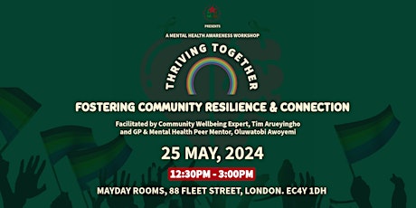 Thriving Together: Fostering Community Resilience and Connection