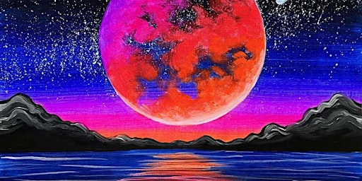 Imagem principal do evento Majestic Moonlight - Paint and Sip by Classpop!™