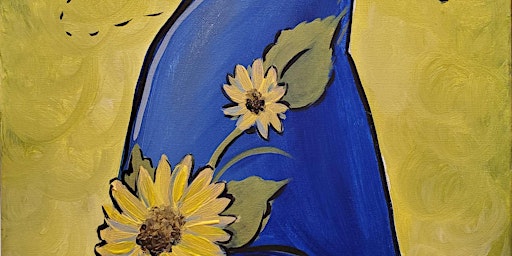 Primaire afbeelding van Sunflower Gnome Hat - Paint and Sip by Classpop!™
